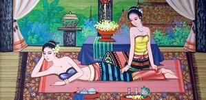 Painting Traditional Thai Massage