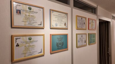 Tida Thai Massage Zurich Schaffhauserplatz - Zeritfikate der Massagetherapeutinnen